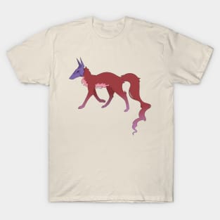 Masked Fox Creature (red) T-Shirt